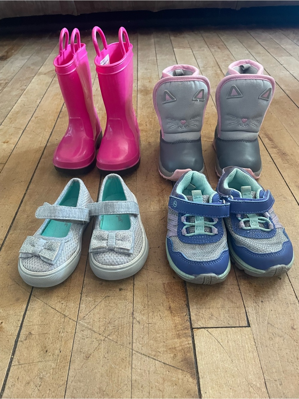 Toddler girl shoe/boots bundle, size 5
